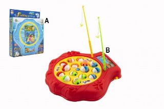 Obrázek z Hra Rybář plast 20x20cm 15 ryb + pruty 2ks RP: 1Kč 